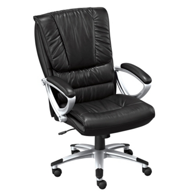 High-Back Leather Executive Chair, 50755