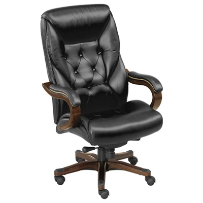 Kingston Collection Executive Chair in Leather - Set of 8, 50841