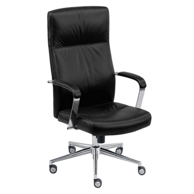 Stellar Faux Leather High-Back Chair, 50840
