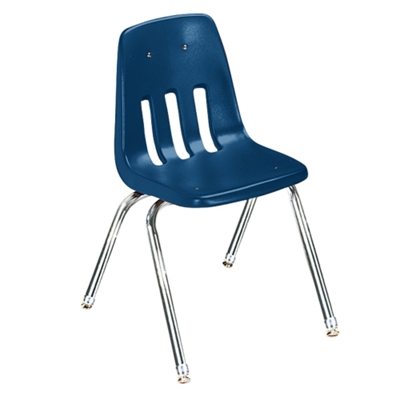 Armless Plastic Shell Stack Chair