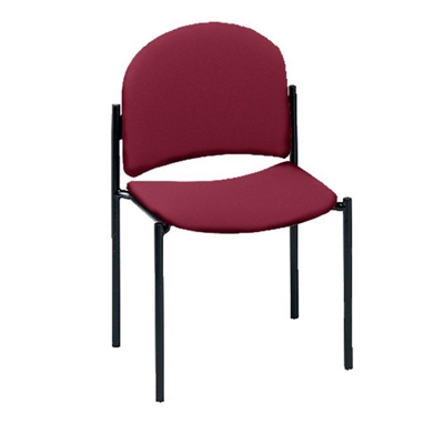 Armless Fabric Stack Chair