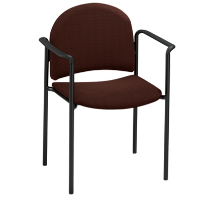Heavy-Duty Fabric Stack Chair with Arms, 51118