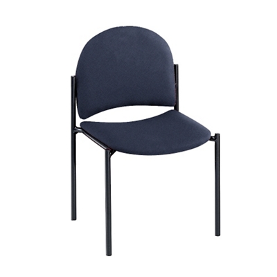 Armless Heavy-Duty Fabric Stack Chair, 51119