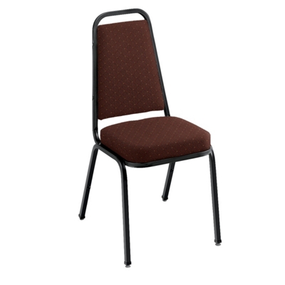 Armless Heavy-Duty Fabric Stack Chair