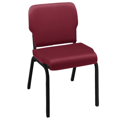 Premium Vinyl Wingback Stack Chair