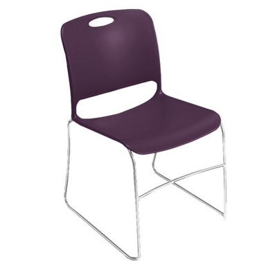 Stack Chair with Polypropylene Seat and Back without Glides