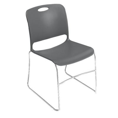 Stack Chair with Polypropylene Seat and Back without Glides, 51214