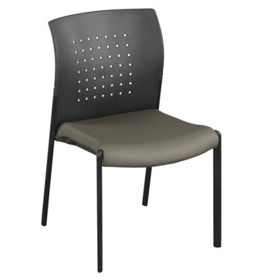 Armless Stack Chair in Vinyl, 51295