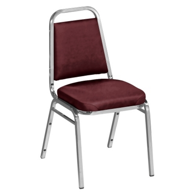 Square Back Vinyl Stack Chair with 2" Seat, 51335