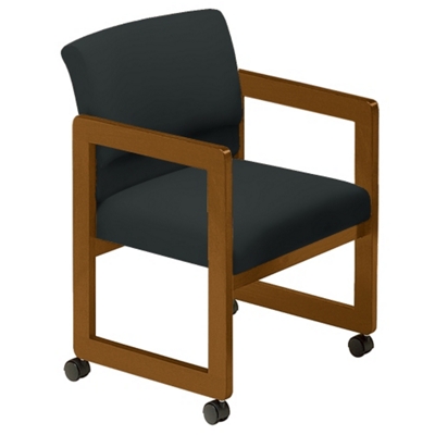 Vinyl Guest Chair with Arms, 52045