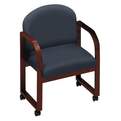 Designer Fabric Conference Chair with Arms, 52152