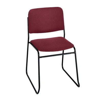 Standard Upholstery Armless Sled Base Stack Chair