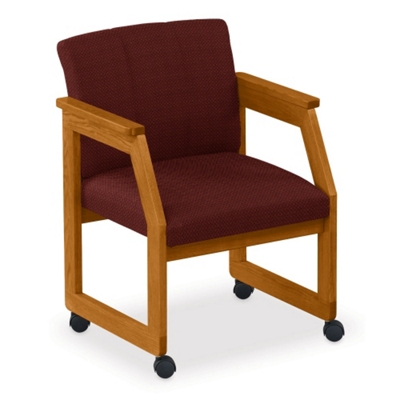 Angle Arm Conference Chair with Casters, 52315