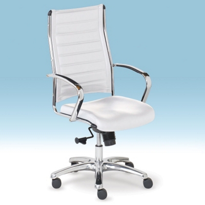 High-Back Leather Conference Chair, 52348