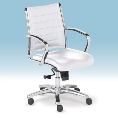 Mid-Back Leather Conference Chair, 52349