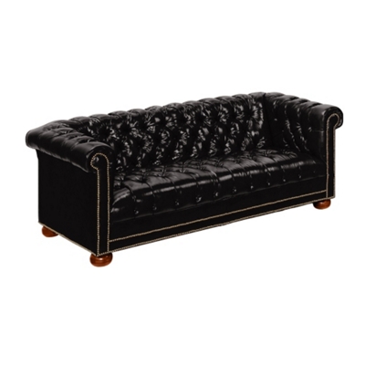 Leather Reception Sofa with Arms, 53544