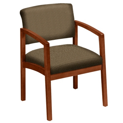 Designer Upholstery Guest Chair with Arms, 53676