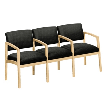 Designer Upholstery Three Seater with Center Arms, 53682