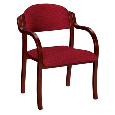 Extra-Wide Fabric Guest Chair with Arms, 53812