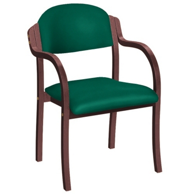 21"W Vinyl Guest Chair with Arms, 53818