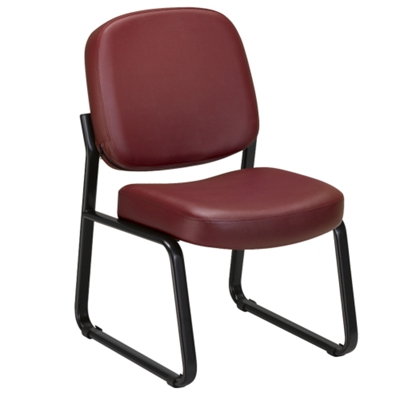 Armless Guest Chair in Vinyl