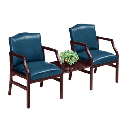 2 Chairs and Center Table in Standard Upholstery, 53962