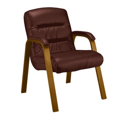 Leather/Vinyl Guest Chair, 55197