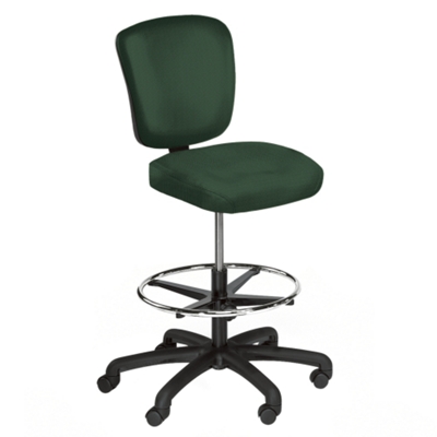 Fabric Mid Back Stool, 56490