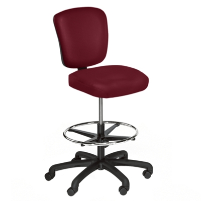 Mid Back Stool in Anti-Bacterial Vinyl, 56494