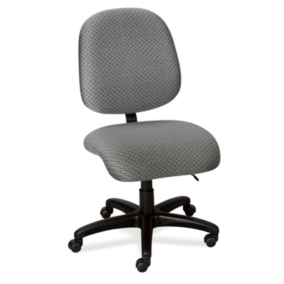 Heavy-Duty Multi-Shift High Back Armless Ergonomic Chair, 56499
