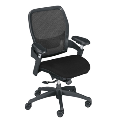 Mid Back Mesh Chair with Fabric Seat, 56512