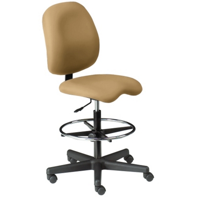 Ergonomic Stool in Designer Fabric