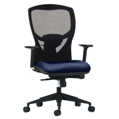 Avalon Mesh-Back Executive Chair with Fabric Seat, 56731