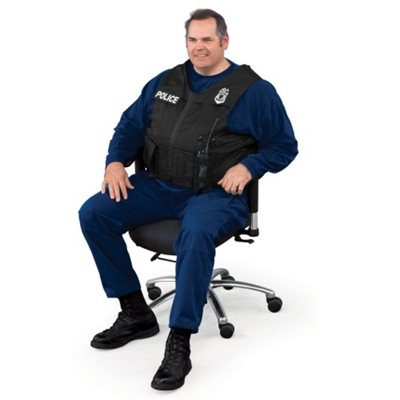 Oversized width is ideal for users with bulky equipment
