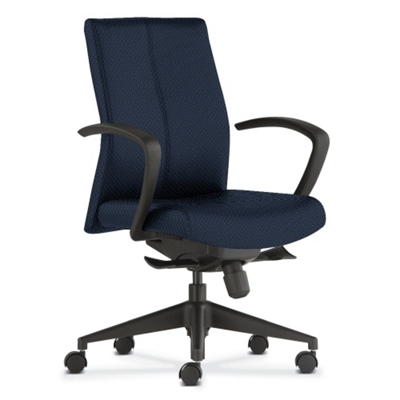Mid-Back Fabric Ergonomic Task Chair, 56958