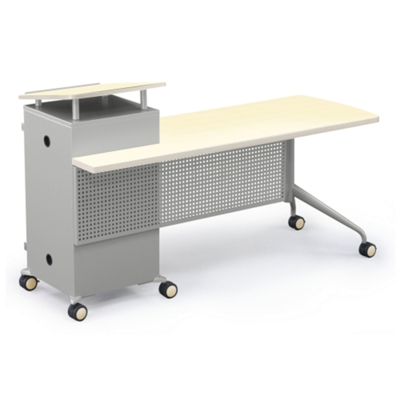 Mobile Instructors Station with Left Desk, 60893