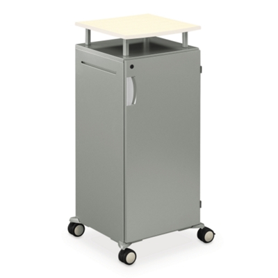 Mobile Lectern with Storage Unit, 60897