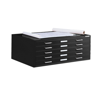 54" Wide Five-Drawer Flat File Cabinet, 70049