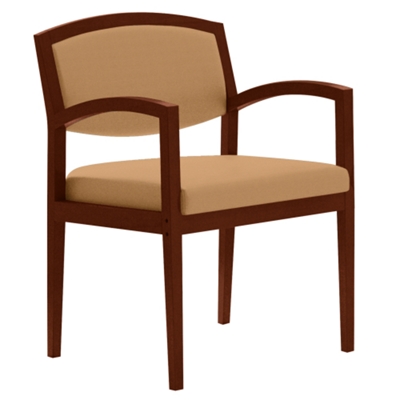 Vinyl Open Back Guest Chair, 75074