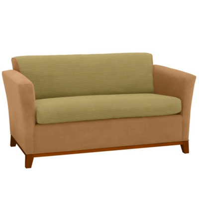 Fabric/Vinyl 2-Seat Sofa, 75087