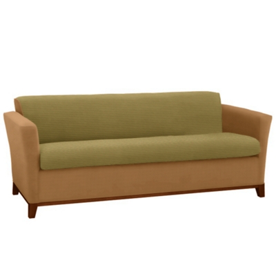 Fabric/Vinyl 3-Seat Sofa, 75088