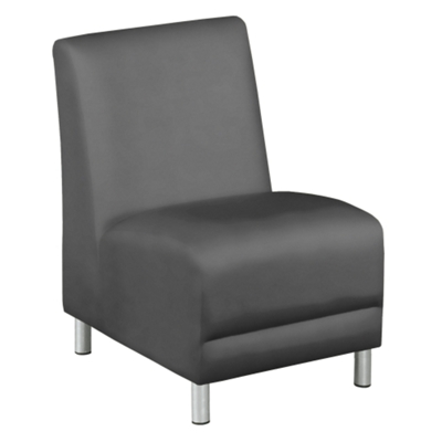 Leather Upholstery Armless Guest Chair, 75133