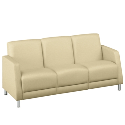 Leather Upholstery 3-Seat Sofa, 75134