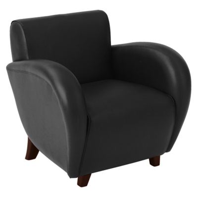 Curve Eco Leather Lounge Chair, 75152
