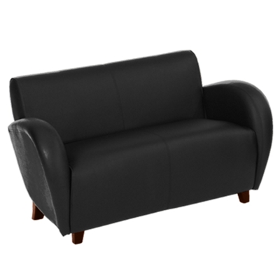 Curve Eco Leather Loveseat, 75153