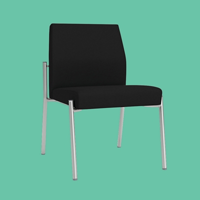 Uptown Armless Guest Chair in Standard Fabric, 75216