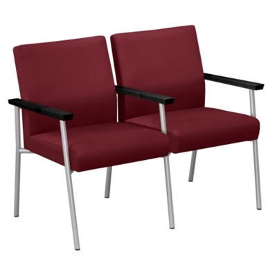 Uptown Two-Seater with Center Arms in Standard Fabric, 75219