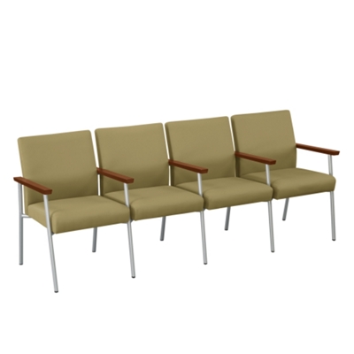 Uptown Four-Seater with Center Arms in Standard Fabric, 75223