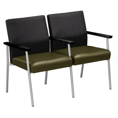 Uptown Two-Seater with Center Arm in Premium Upholstery, 75234