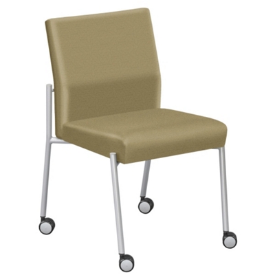 Uptown Guest Chair with Casters in Standard Fabric, 75256